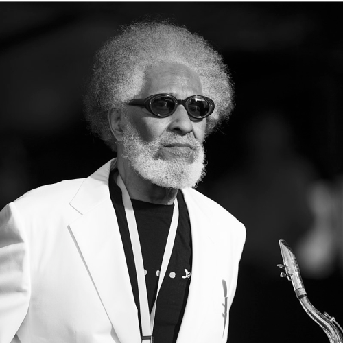 Portrait of the saxophone player Sonny Rollins